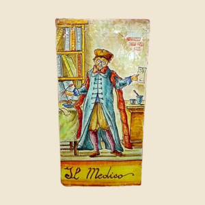 Rectangular tile cm  30 x 15 series the ancient  Crafts  -  the  Doctor