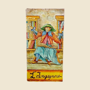 Rectangular tile cm  30 x 15 series the ancient Crafts - the Engineer