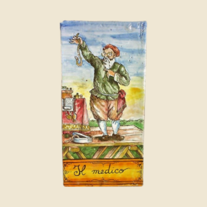 Rectangular tile cm  30 x 15 series the ancient Crafts - the Doctor