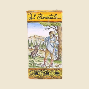 Rectangular tile cm  30 x 15 series the ancient  Crafts -  the Forester