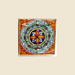 Square tile  cm 10 x 10 decoro geometrical pattern