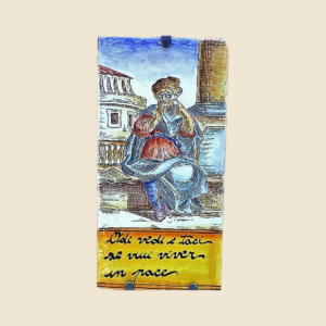 Rectangular tile cm  30 x 15 series Proverbs