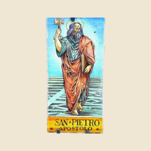 Rectangular tile  cm  30 x 15 series Saints - San Pietro