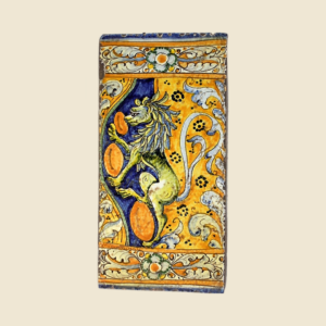 Rectangular tile cm  30 x 15 series Cote of arms - Lion