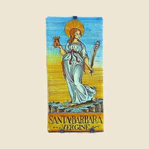 Rectangular tile cm  30 x 15 series Saints - Santa Barbara