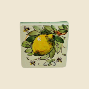 Square tile cm 10 x 10  Lemon