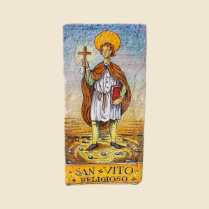 Rectangular tile cm  30 x 15 series Saints  - San Vito