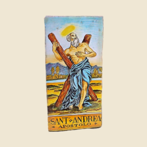 Rectangular tile cm  30 x 15 series Saints - Sant'Andrea