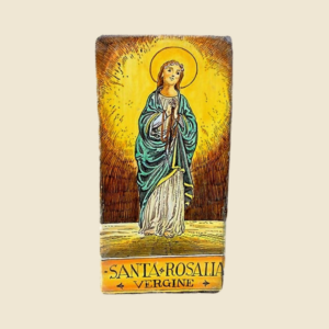 Rectangular tile cm  30 x 15 series Saints  - Santa Rosalia