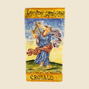 Rectangular tile cm  36 x 18 series the Musicians the Rattlesnake