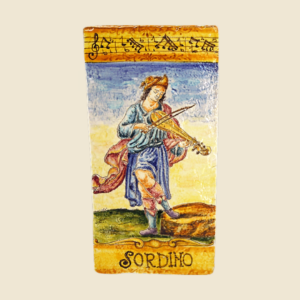 Rectangular tile cm  36 x 18 series the Musicians the Mute