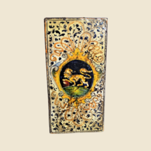 Rectangular tile cm  30 x 15 Cote of arms Lion