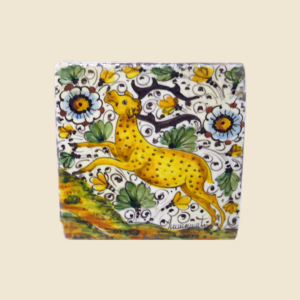 Sqaure tile cm 15 x 15  animal pattern - deer