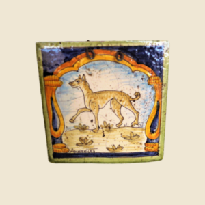 Square tile cm 15 x 15  animal pattern