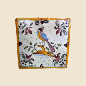Square tile cm 15 x 15  animal pattern - bird