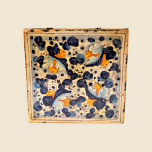 Square tile cm 15 x 15  folk motifs