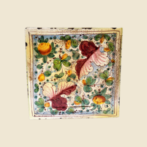 Square tile cm 15 x 15  folk motifs