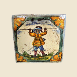 Square tile cm 15 x 15  characters pattern