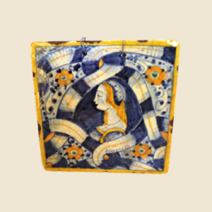 Square tile cm 15 x 15  charcaters pattern