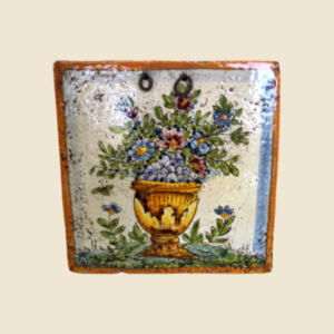 Square tile cm 15 x 15 flowers pattern