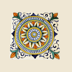 Square tile cm 15 x 15 geometrical pattern