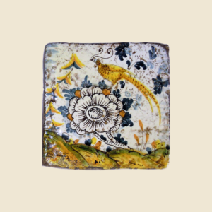 Square tile cm 15 x 15  animal pattern - bird