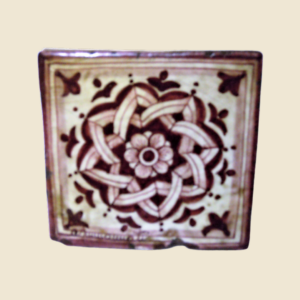 Square tile cm 15 x 15 geometrical pattern