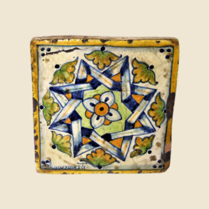 Square tile cm 15 x 15 geometrical pattern
