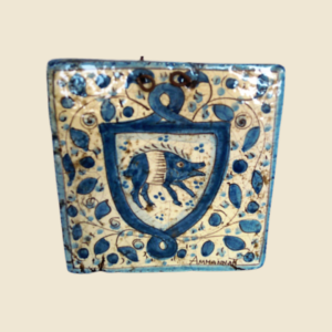 Square tile cm 15 x 15  turquoise pattern